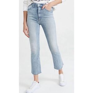 Mother Hustler Ankle Fray Jeans Knock On Wood